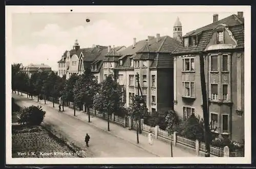 AK Werl, Kaiser Wilhelmstrasse
