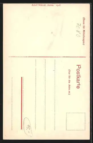 AK Aalen, Flaschnerei von J. Zauner, Radgasse