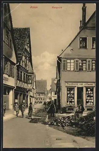 AK Aalen, Flaschnerei v. J. Zauner, Radgasse