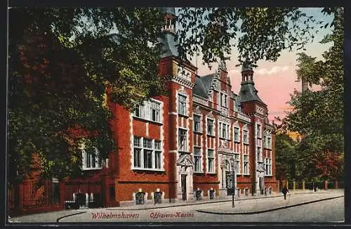 AK Wilhelmshaven, Offiziers-Kasino und Strasse