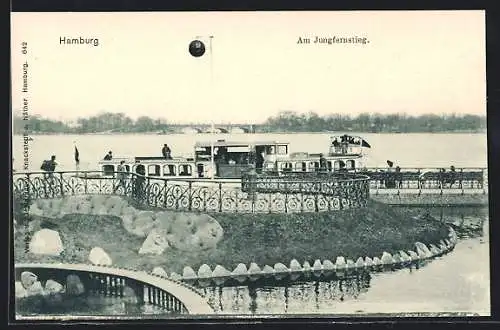 AK Hamburg-Neustadt, Am Jungfernstieg
