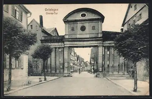 AK Oehringen, Oberes Tor, Strassenpartie