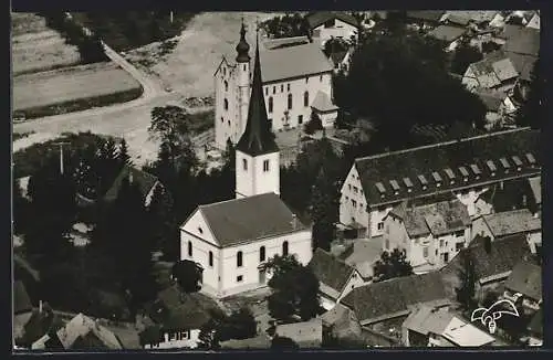 AK Neckarelz, Ev. Martinskirche und Tempelhaus