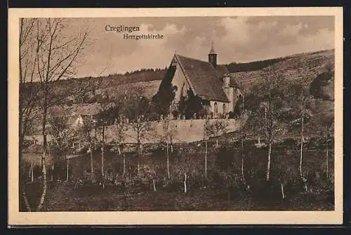 AK Creglingen, Blick zur Herrgottskirche