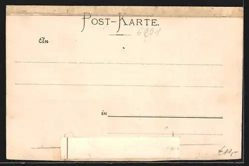 AK Neckarsteinach, Ortsansicht mit Bootspartie