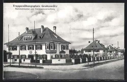 AK Grafenwöhr, Truppenübungsplatz, Kommandantur & Garnisonsverwaltung