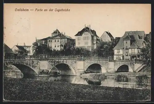 AK Crailsheim, Partie mit der Jagstbrücke