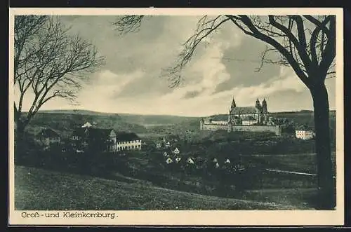 AK Komburg b. Steinbach, Gross- und Kleinkomburg mut Festung