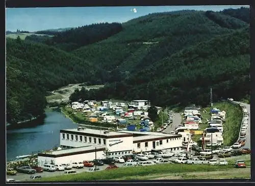 AK Olpe-Kessenhammer /Biggesee, Erholungsanlage-Campingplatz Kessenhammer aus der Vogelschau