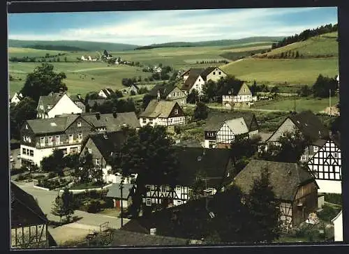 AK Wingeshausen /Kr. Wittgenstein, Ortsansicht aus der Vogelschau