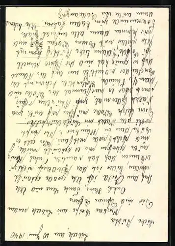 AK Portrait eines Terriers