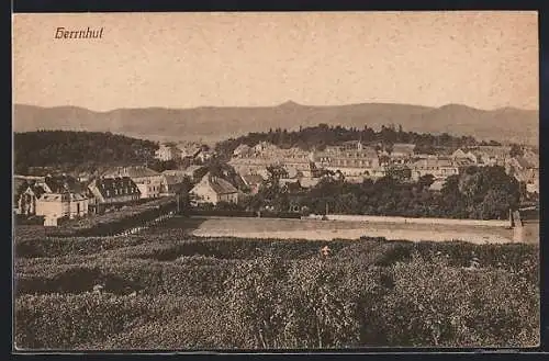 AK Herrnhut, Ortsansicht