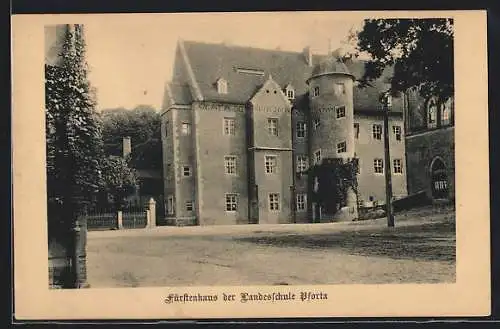 AK Pforta, Fürstenhaus der Landesschule