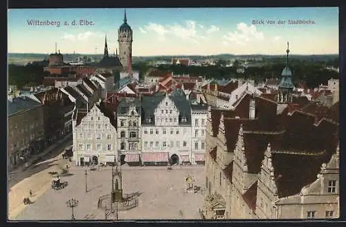 AK Wittenberg /Elbe, Blick von der Stadtkirche