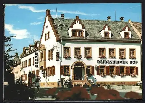 AK Deidesheim /Weinstrasse, Hotel Deidesheimer Hof, Am Marktplatz