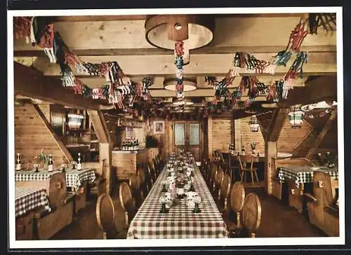 AK Bad Dürkheim, Gasthaus Naturweinschänke Dürkheimer Fass, Bes. Fritz Keller