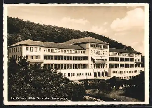 AK Bad Dürkheim /Pfalz, Blick auf das Sanatorium Sonnenwende