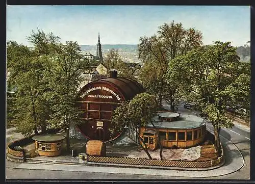 AK Bad Dürkheim a. d. Weinstrasse, Gasthaus Naturweinschänke Dürkheimer Fass, Bes. Fritz Keller