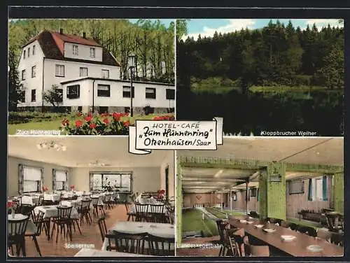 AK Otzenhausen /Saar, Hotel-Café Zum Hunnenring, Bes. Heinz Ober