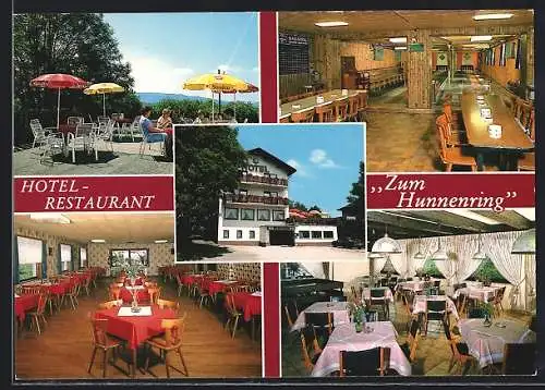 AK Nonnweiler-Otzenhausen, Café-Hotel-Restaurant  Zum Hunnenring