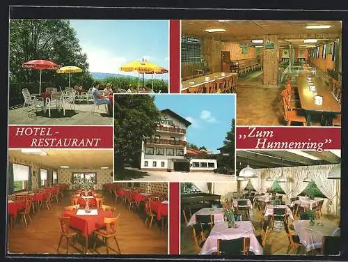 AK Nonnweiler-Otzenhausen, Hotel-Restaurant Zum Hunnenring, Innenansicht