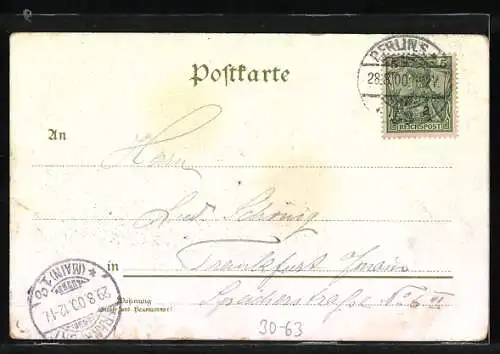 Lithographie Kaisermanöver, Am Ruhetag