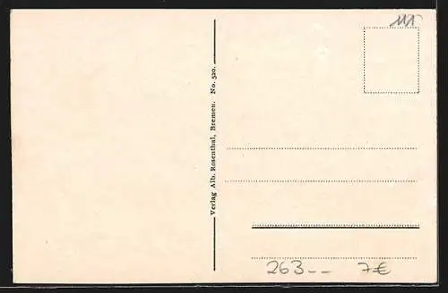 AK Wilhelmshaven, Prinz Adalbert-Denkmal