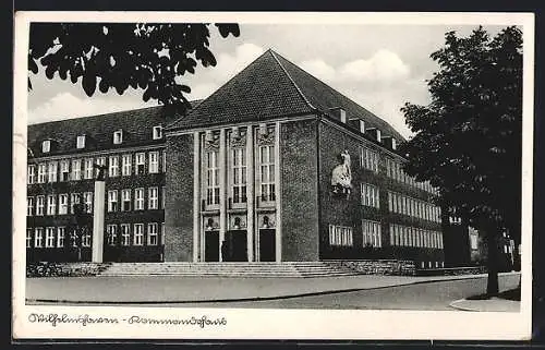 AK Wilhelmshaven, Kommandohaus mit Strasse