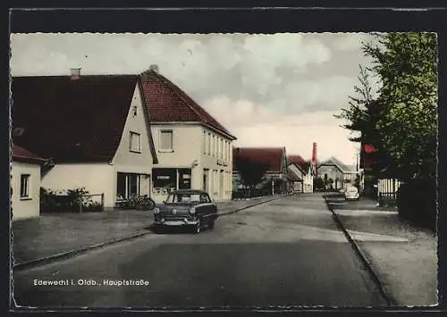 AK Edewecht, Hauptstrasse mit Autos