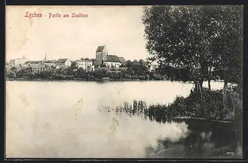 AK Lychen, Partie am Stadtsee