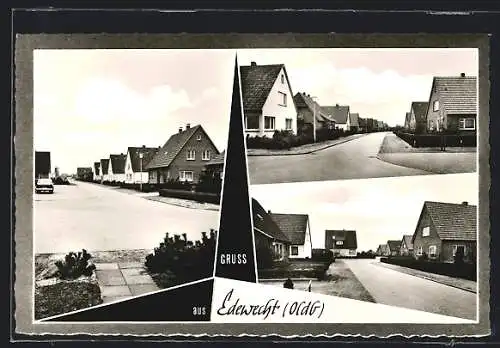 AK Edewecht / Oldb., verschiedene Siedlungsansichten