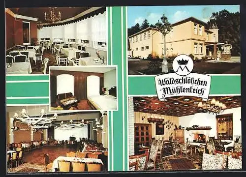 AK Obenstrohe bei Varel, Hotel Waldschlösschen Mühlenleich
