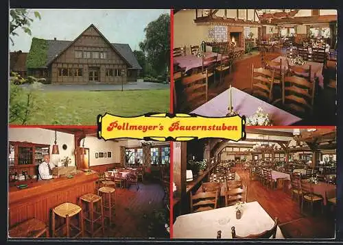 AK Vorder-Thüle / Friesoythe, Restaurant Pollmeyer`s Bauernstuben, Innenansichten