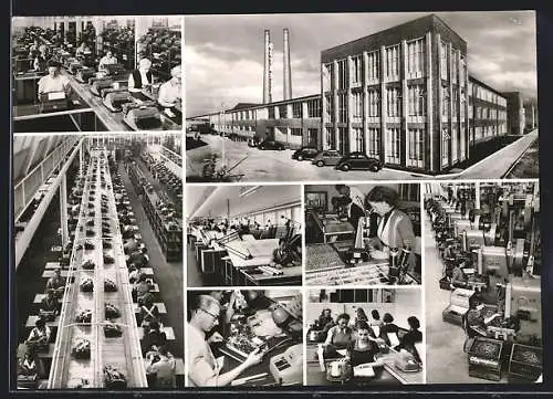 AK Wilhelmshaven, Olympia Werke, grösste Büromaschinenfabrik Deutschlands, Schreibmaschinen