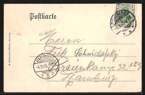 AK Pinneberg, Amtsgericht und Krieger Denkmal