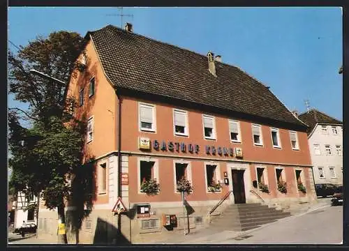 AK Auenstein, Gasthof Krone, Inh. L. Bay, Hauptstr. 14