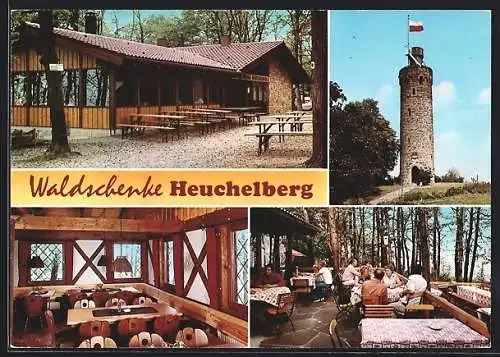 AK Leingarten bei Heilbronn, Restaurant Waldschenke Heuchelberg, Inh. A. Schlagenhauf