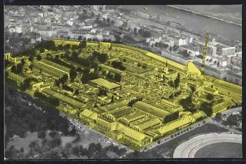 AK Wien, Internationale Frühjahrsmesse 1960, Blick auf das Ausstellungs-Gelände