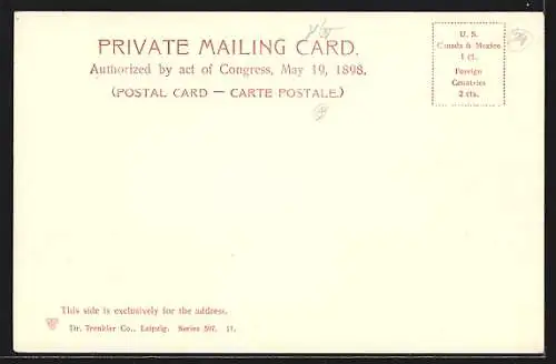 AK St. Louis, Louisiana Purchase Exposition 1904, Looking West on Lagoon, Palaca of Varied Industries on the right