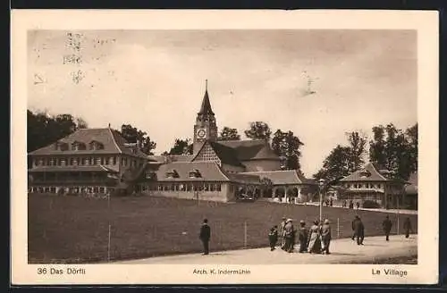 AK Bern, Schweizerische Landes-Ausstellung 1914, Das Dörfli
