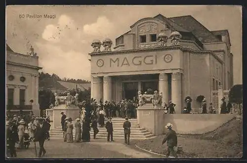 AK Bern, Landes-Ausstellung 1914, Pavillon Maggi