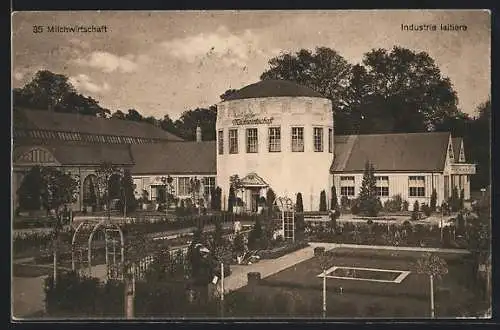 AK Bern, Schweizerische Landes-Ausstellung 1914, Pavillon der Milchwirtschaft