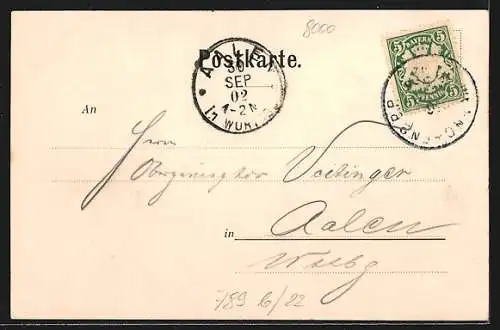 AK München, Jahresausstellung 1902, Ansicht der Gallerie