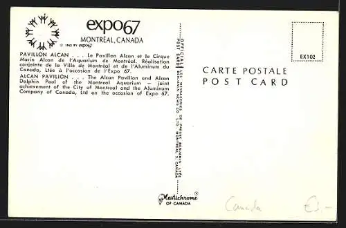 AK Montreal, Expo 1967, Pavillon Alcan