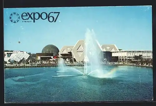 AK Montréal, Expo 1967, General View from Place des Nations