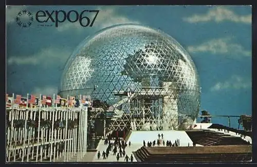AK Montreal, Exposition 1967, Le Pavillon des Etats-Unis