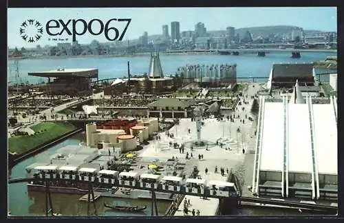 AK Montréal, expo 67, Indians of Canada Pavilion, Ausstellung