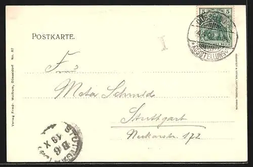 AK Düsseldorf, Gewerbe-und Industrie-Ausstellung 1902, Anlage des Beton-Vereins