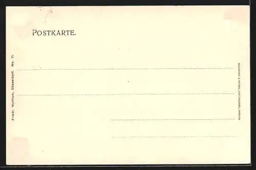 AK Düsseldorf, Gewerbe- u. Industrie-Ausstellung 1902, Kunstpalast