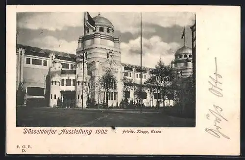AK Düsseldorf, Düsseldorfer Ausstellung 1902, Friedrich Krupp, Essen